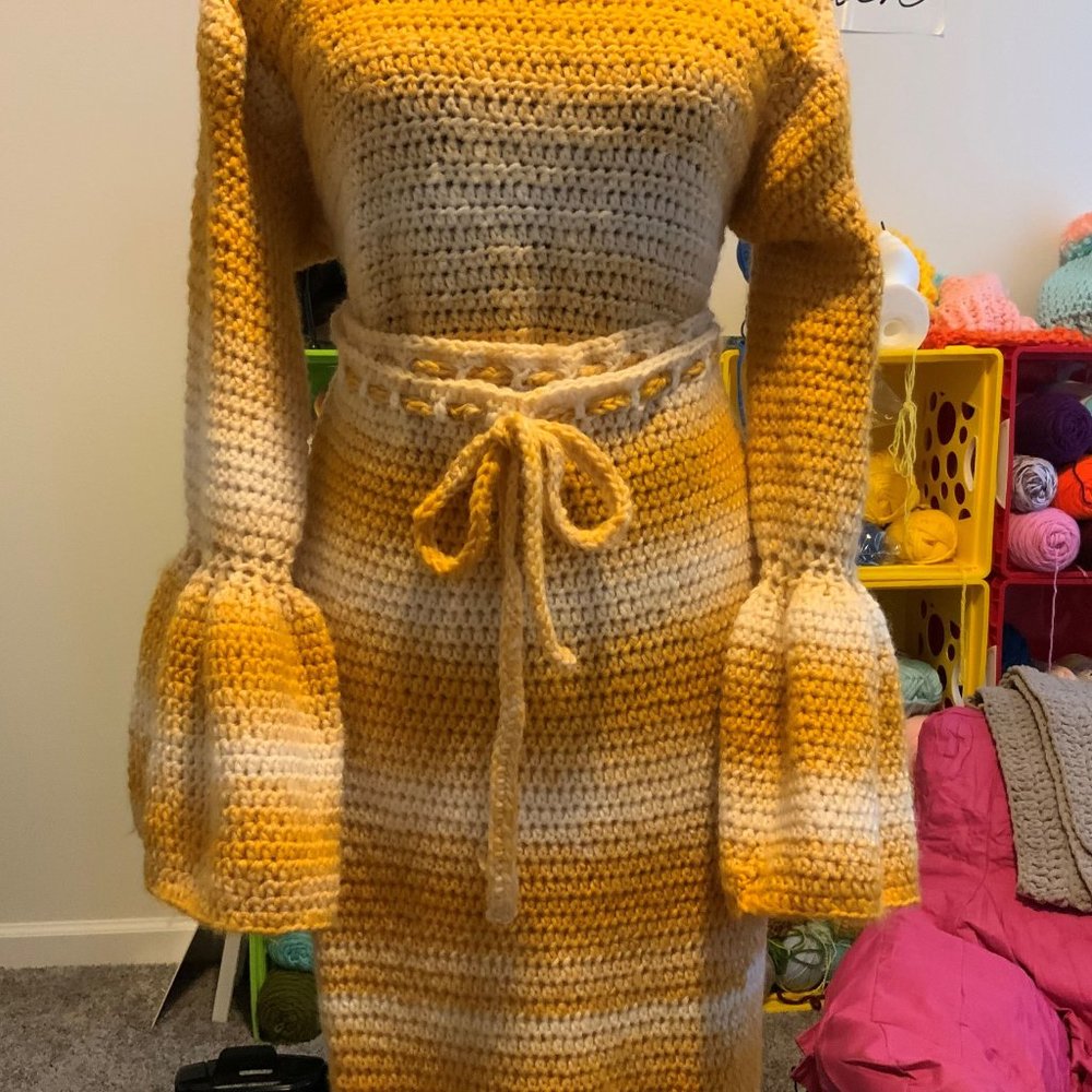 Ombre Skirt Set
